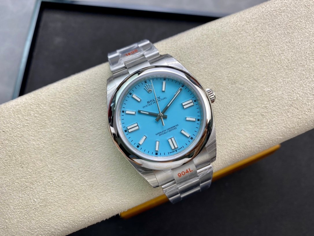41mm R0lex Oyster Perpetual Tiffany Blue Dial