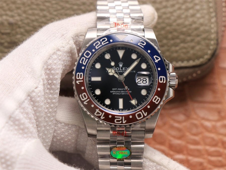 40mm Pepsi-R0lex GMT-Master II