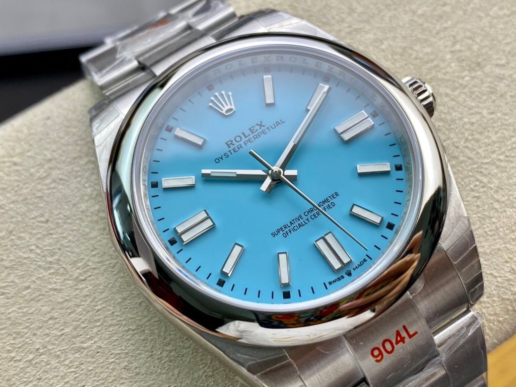 41mm R0lex Oyster Perpetual Tiffany Blue Dial