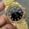 40mm Daydate R0lex Gold Black Dial