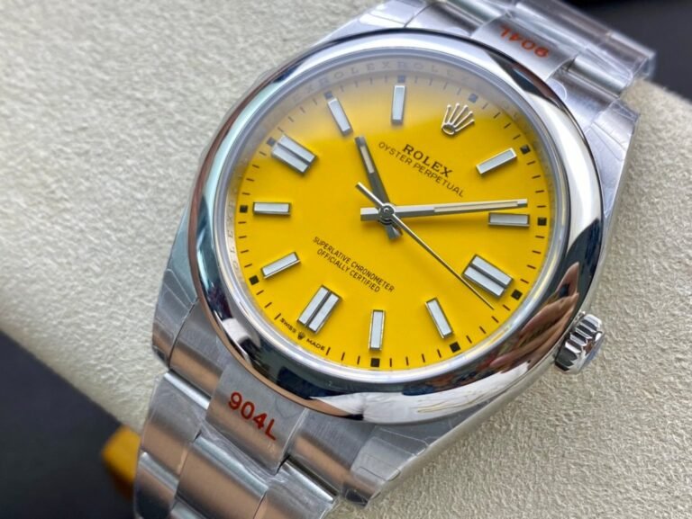41mm R0lex Oyster Perpetual Yellow Dial