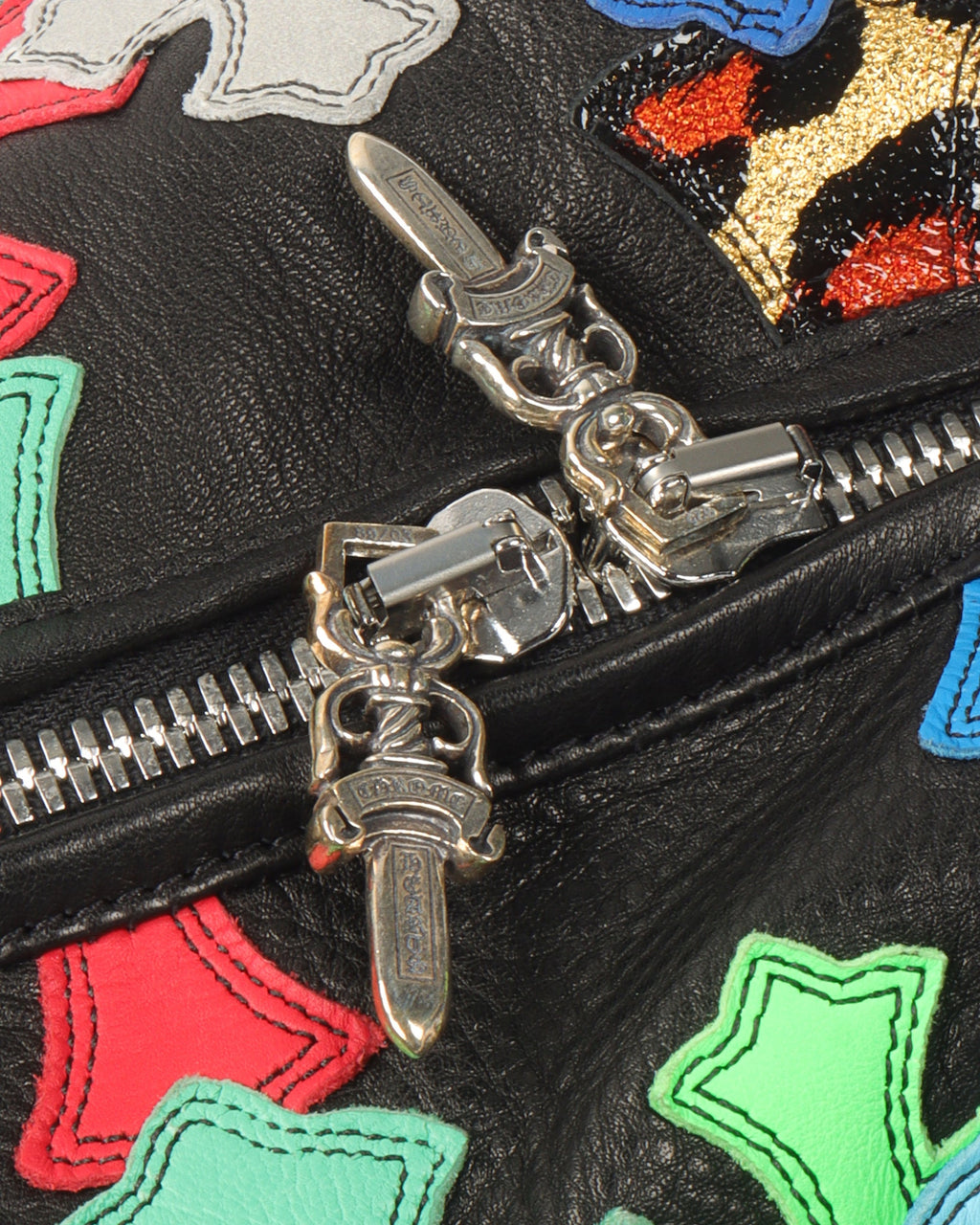 Chr0me Hearts Cross Patch Cemetery Mini Duffle Bag