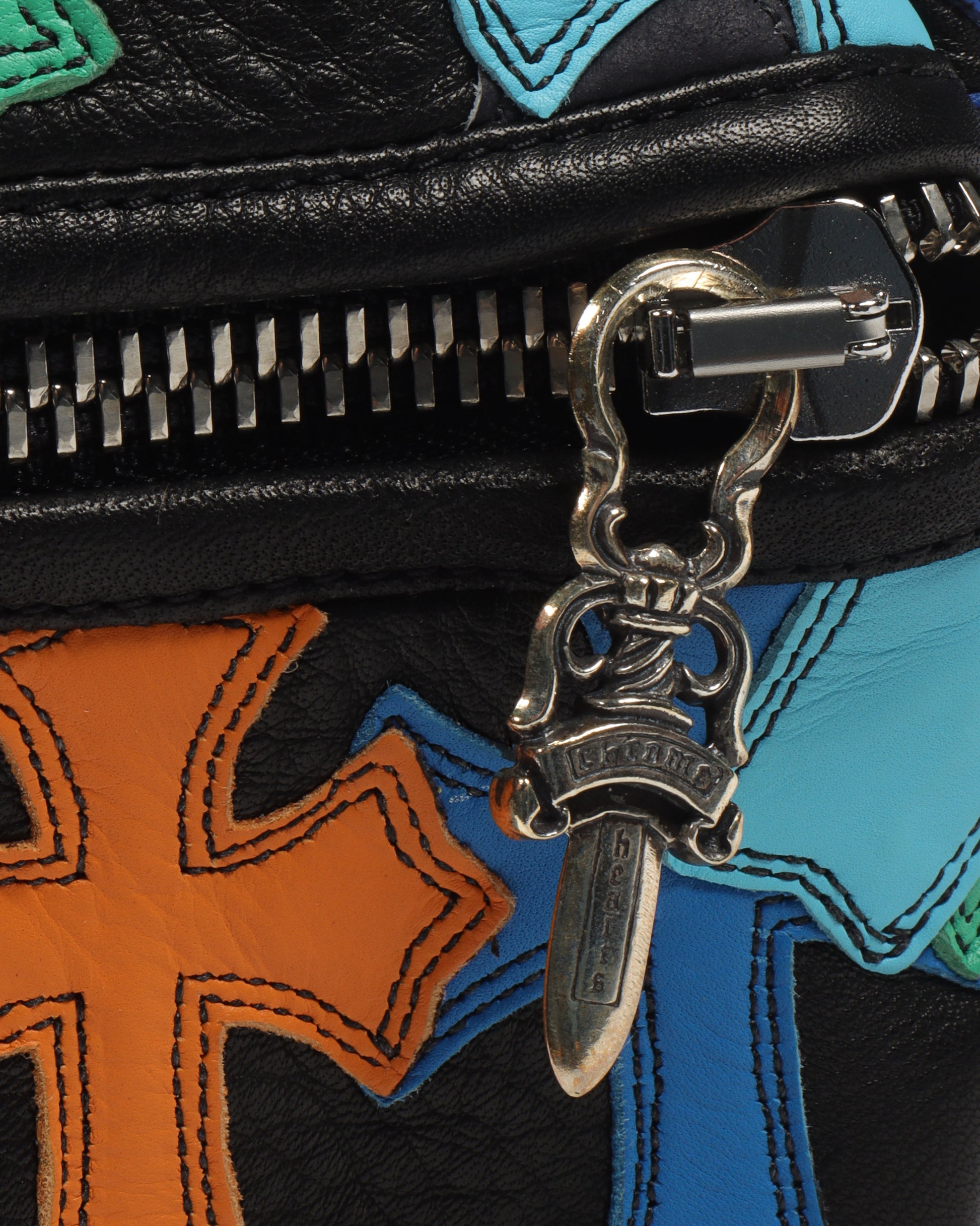 Chr0me Hearts Cross Patch Cemetery Mini Duffle Bag