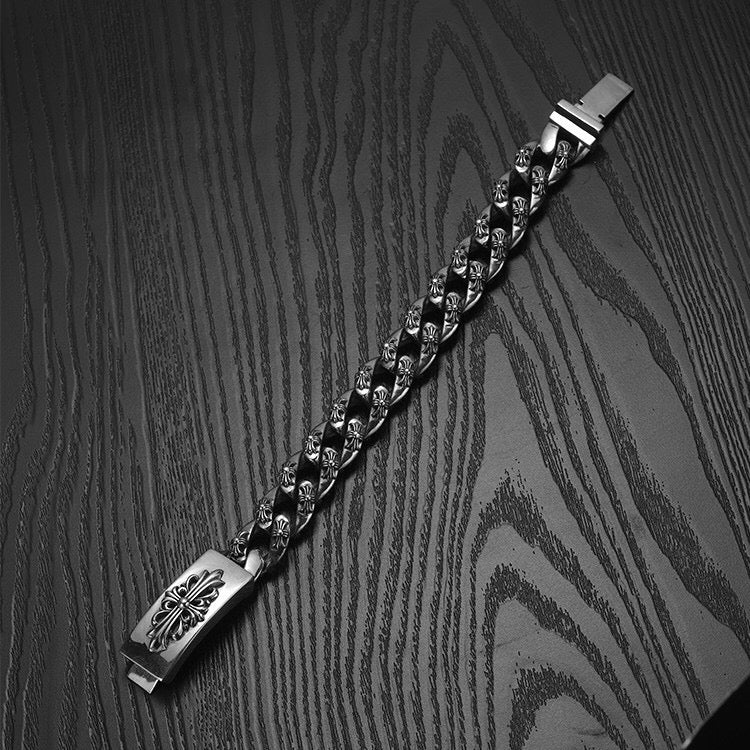 C*hr0me Cuban Bracelet