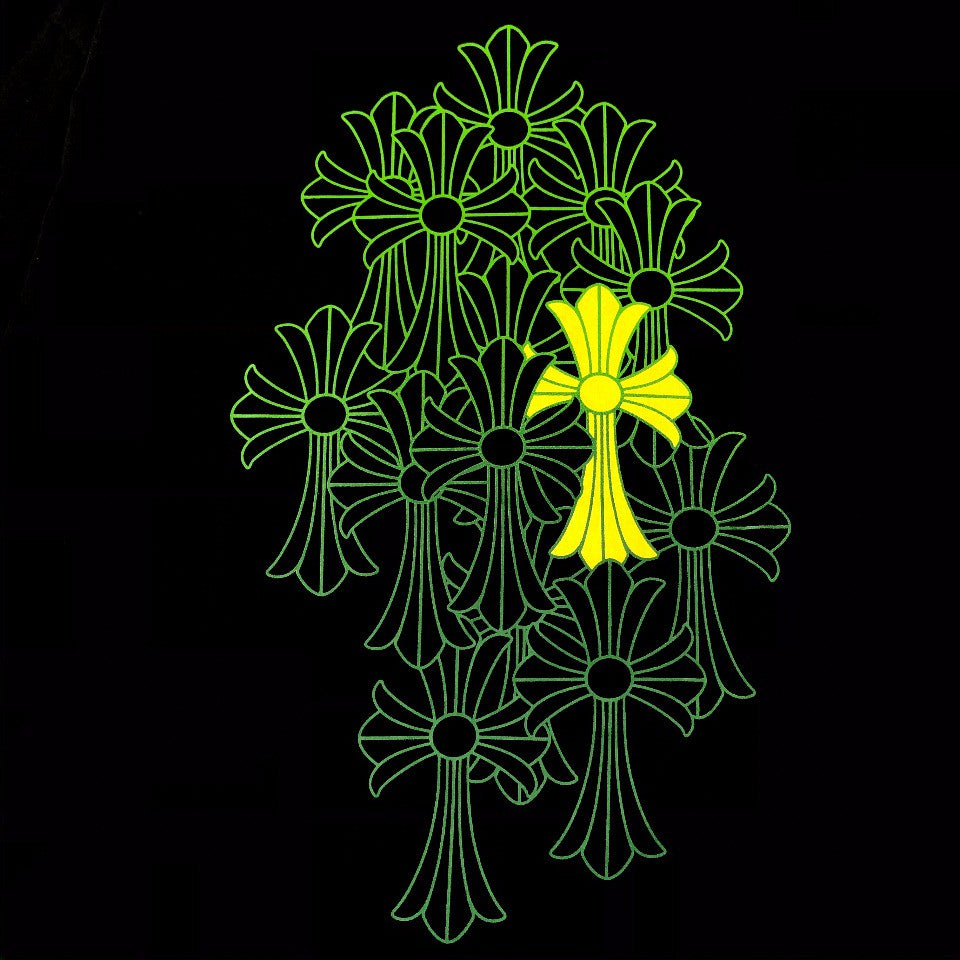 C*hr0me Green Cross Long Sleeve