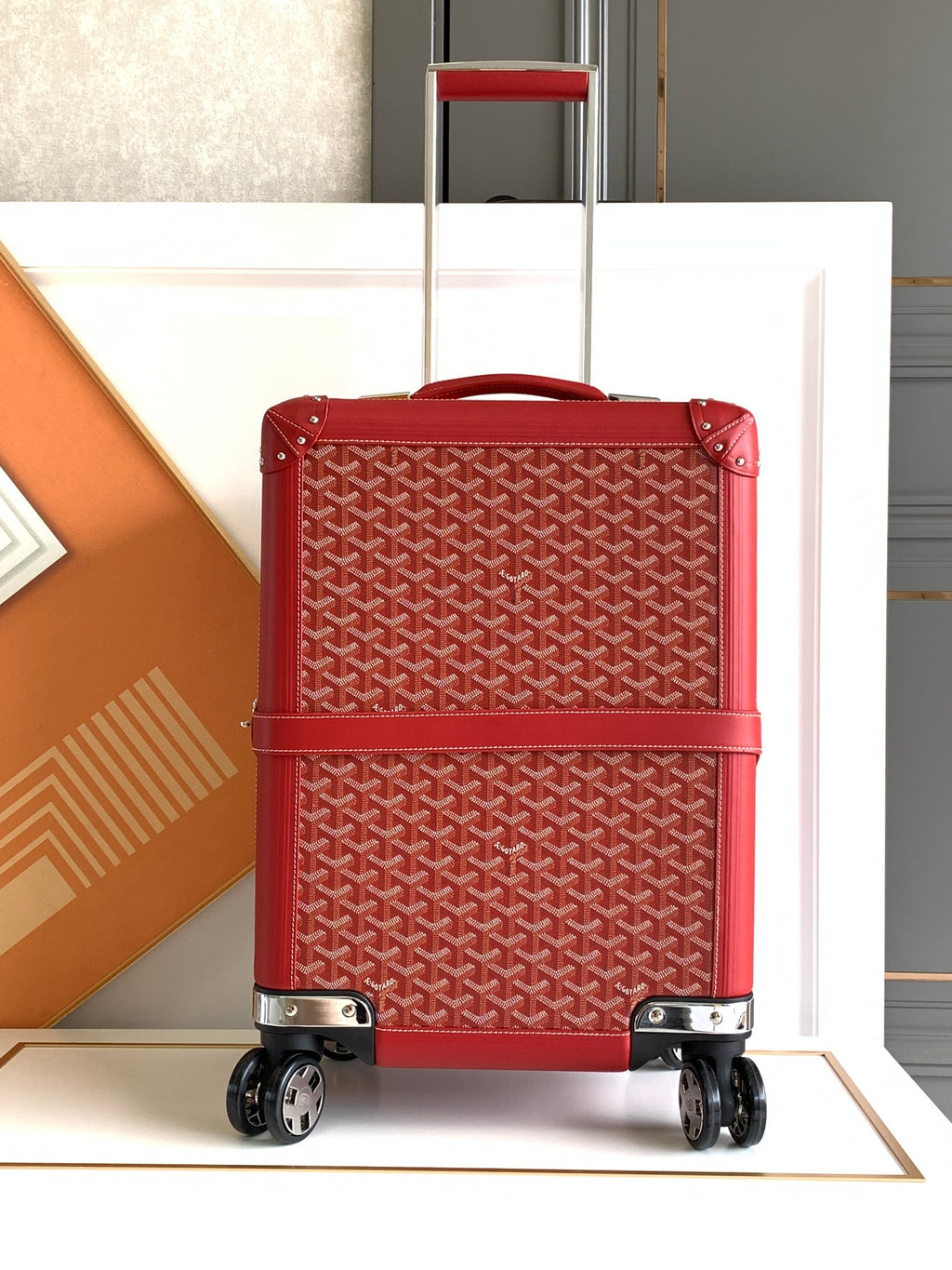 Red Travel Luggage