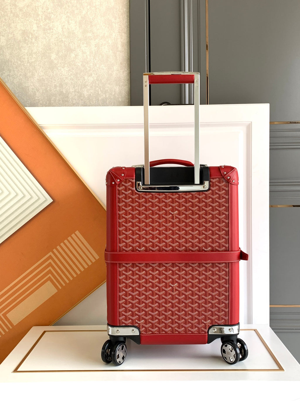 Red Travel Luggage