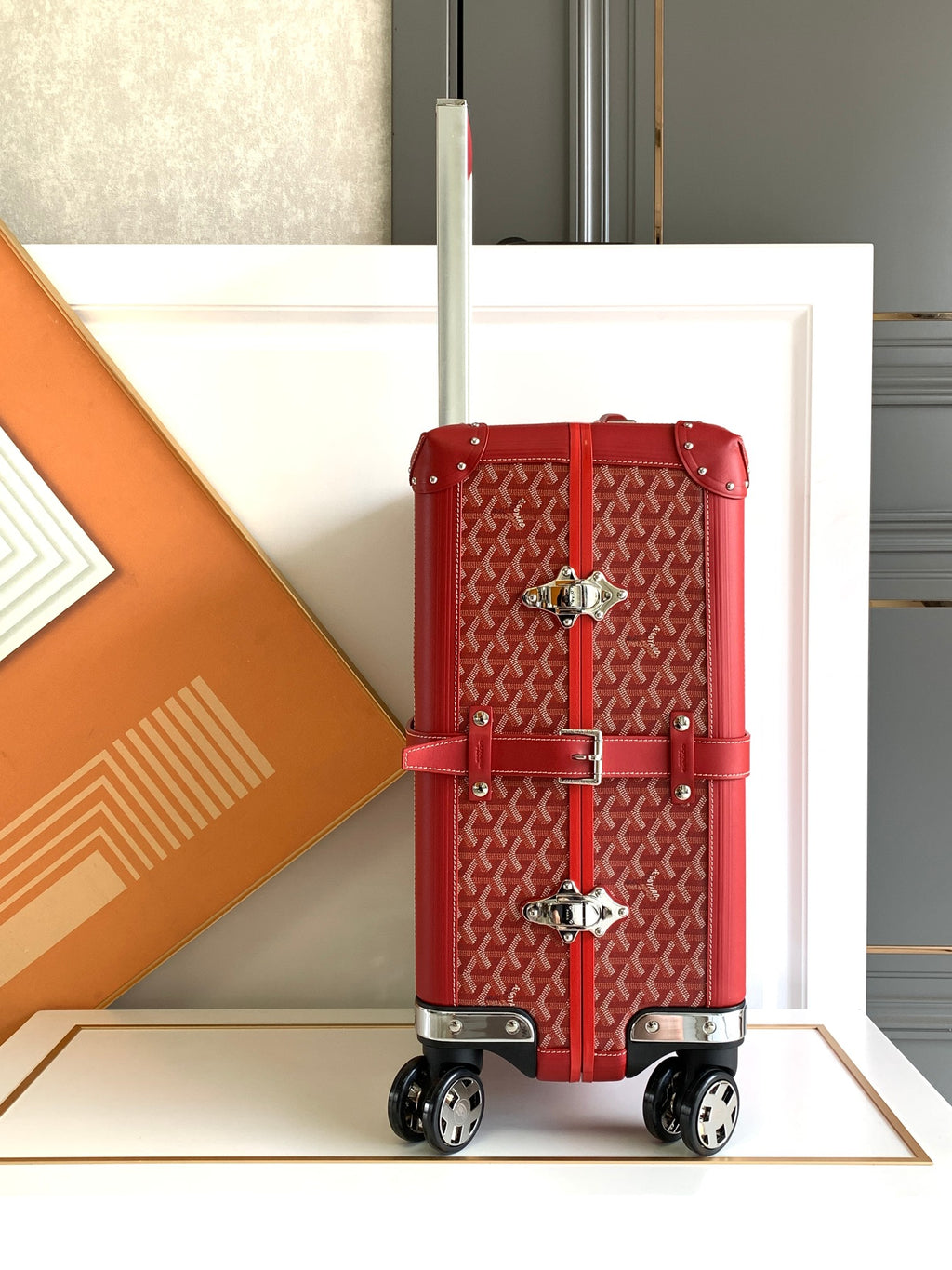 Red Travel Luggage