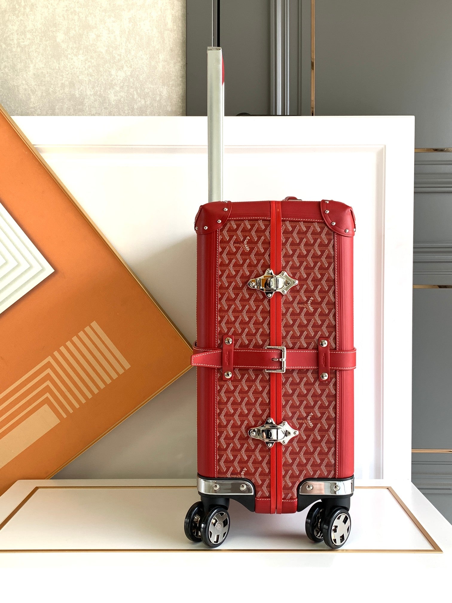 Red Travel Luggage