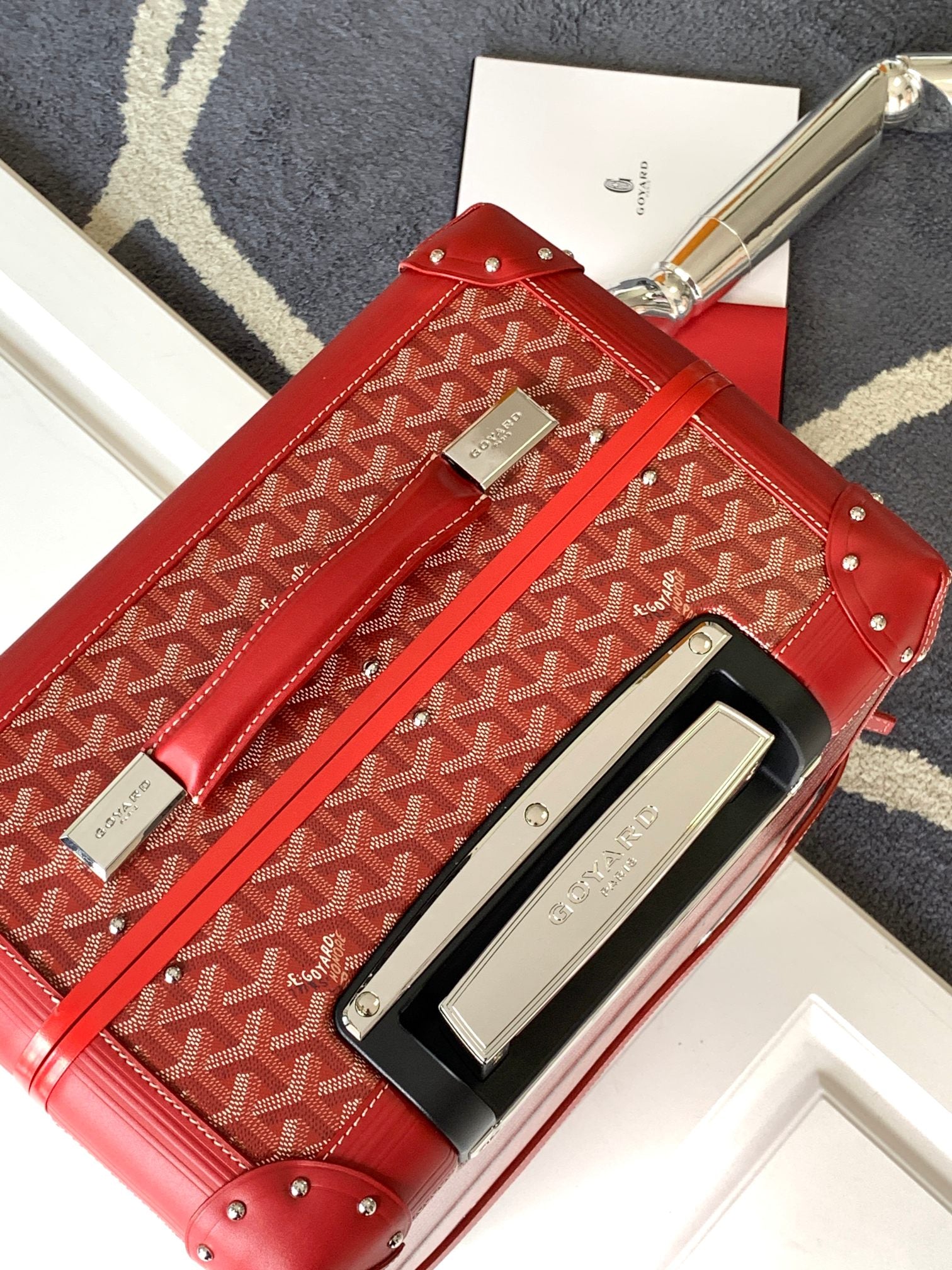Red Travel Luggage