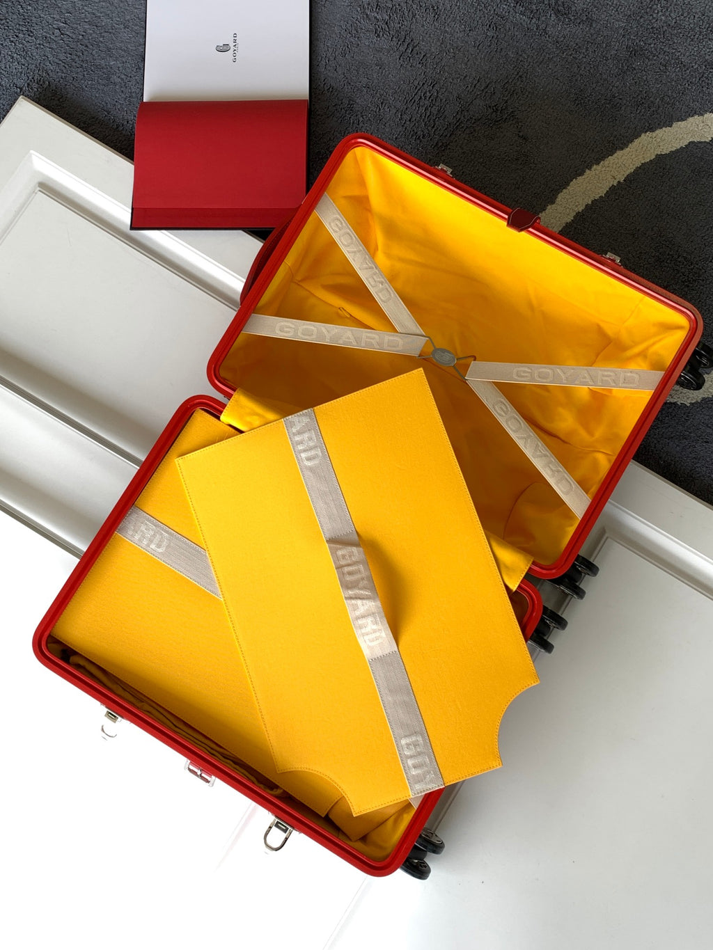 Red Travel Luggage