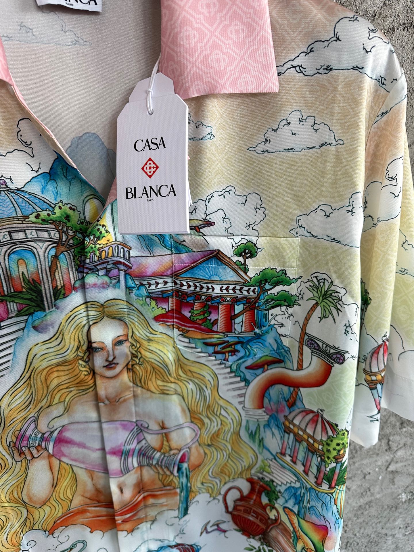 C*asab1anca Silk Short Sleeve