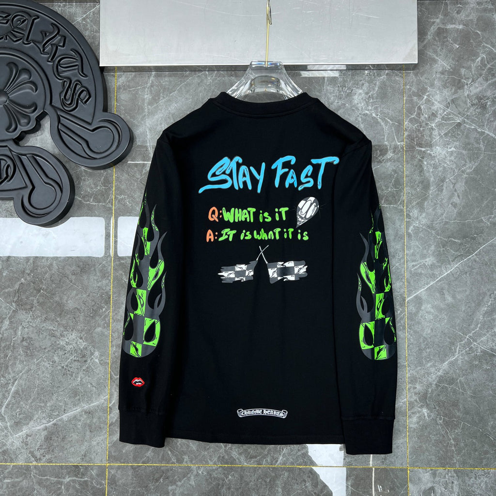 Chrome Matty Boy 'Stay Fast' Long Sleeve Tee