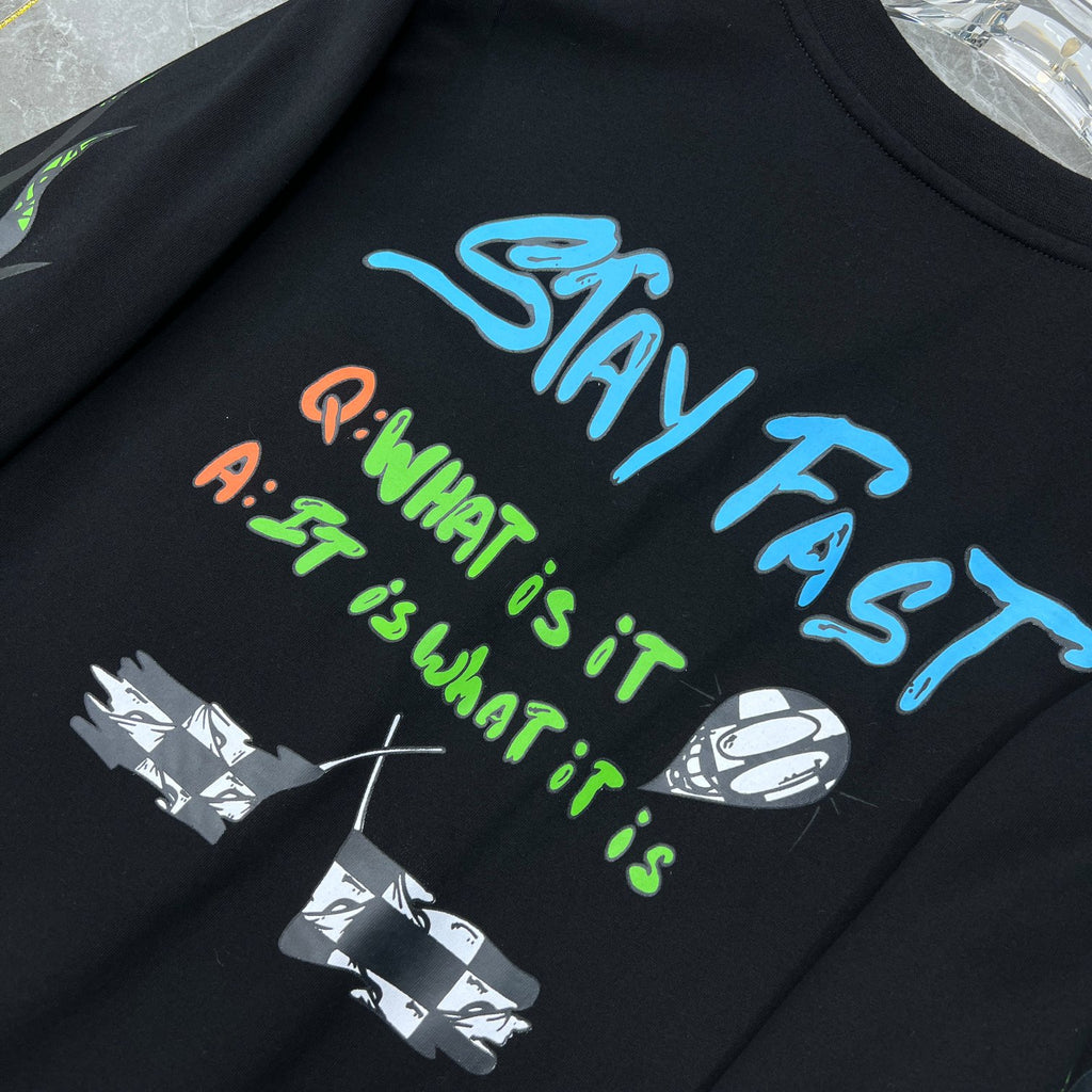 Chrome Matty Boy 'Stay Fast' Long Sleeve Tee