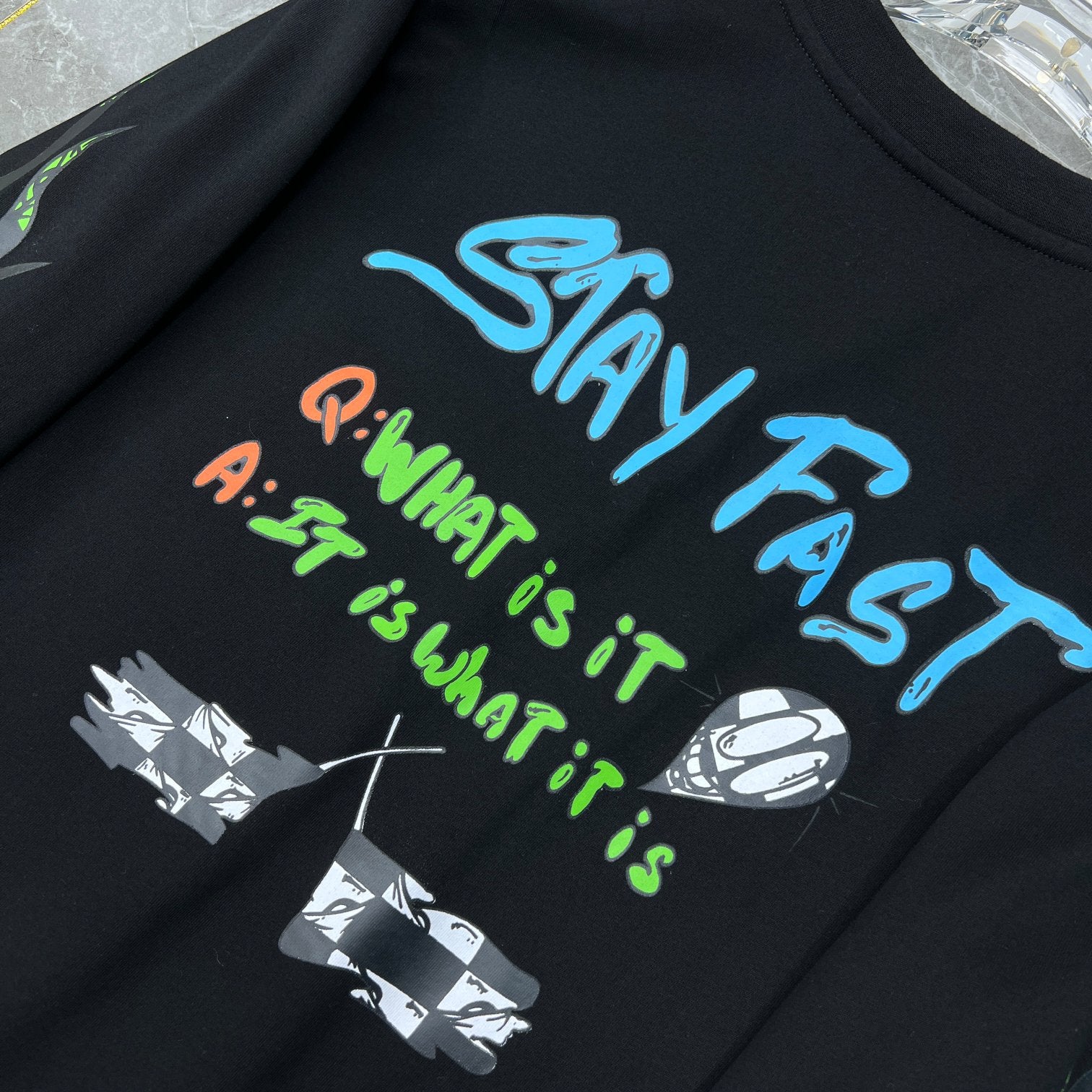 Chrome Matty Boy 'Stay Fast' Long Sleeve Tee
