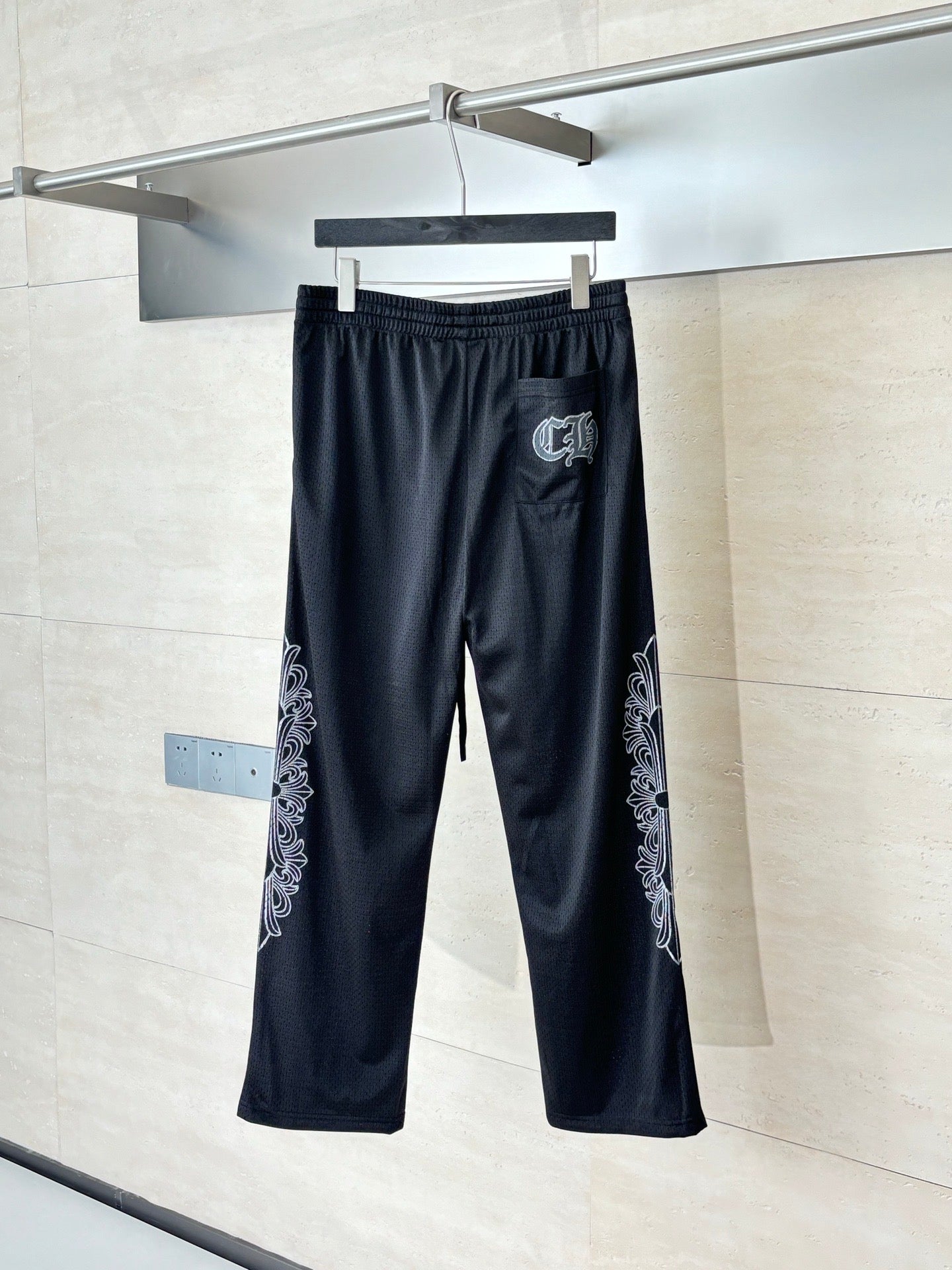 Chrome Mesh Jersey Pants