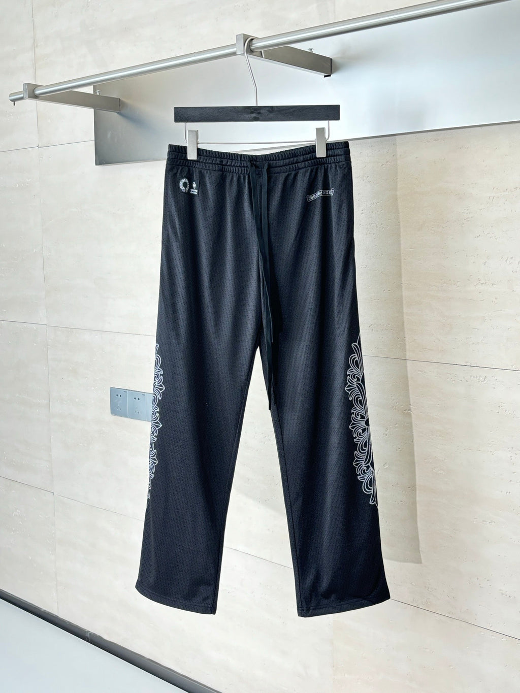 Chrome Mesh Jersey Pants