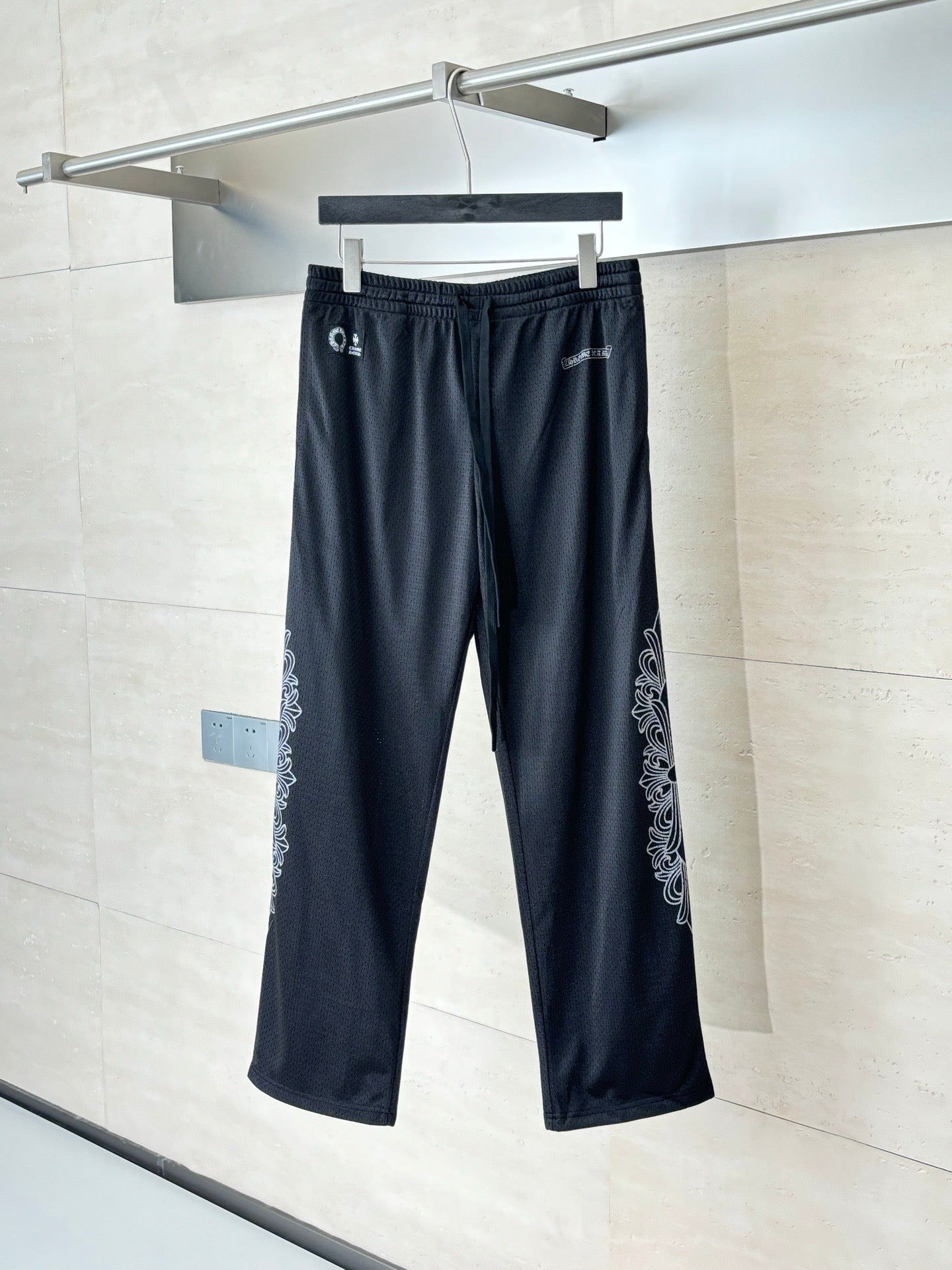 Chrome Mesh Jersey Pants