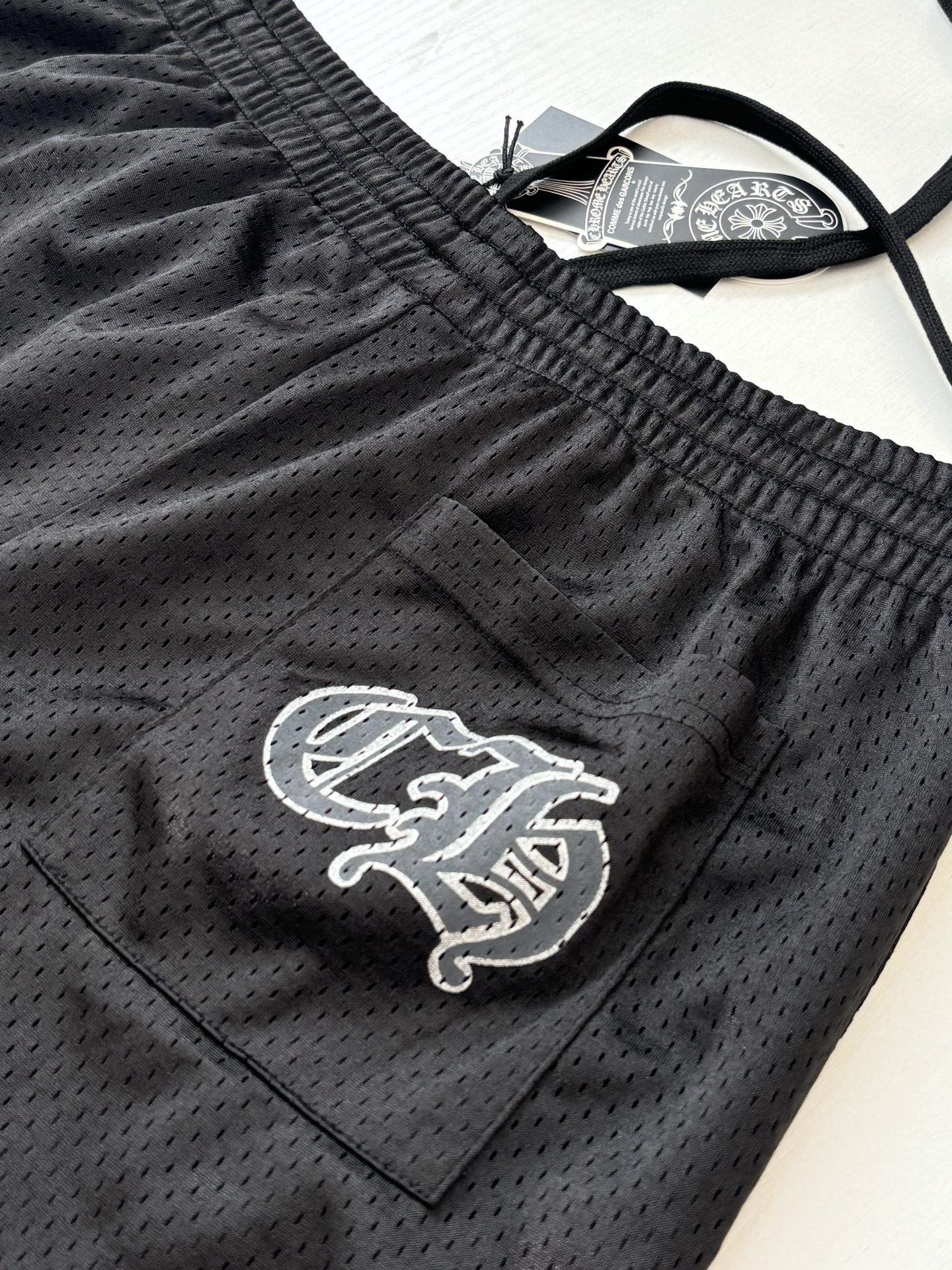 Chrome Mesh Jersey Pants