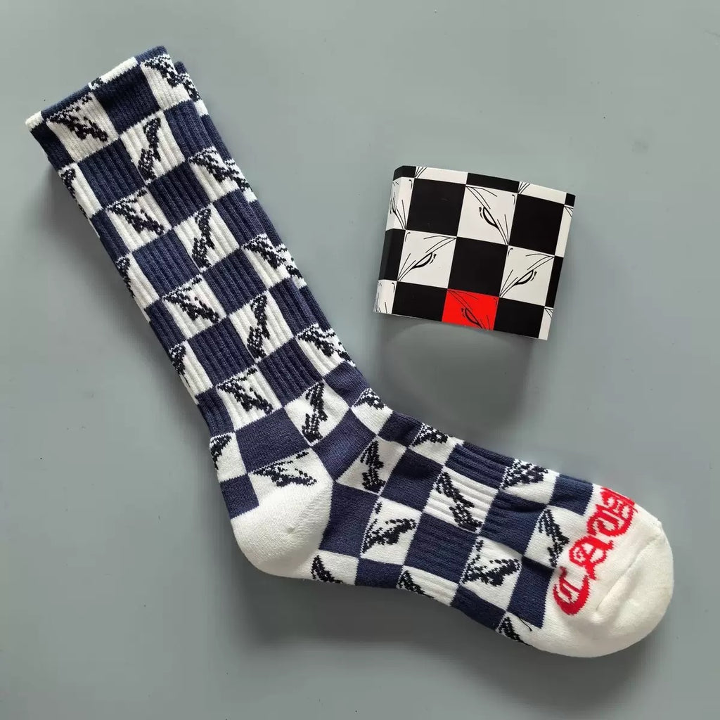 C*hr0me H*earts Socks