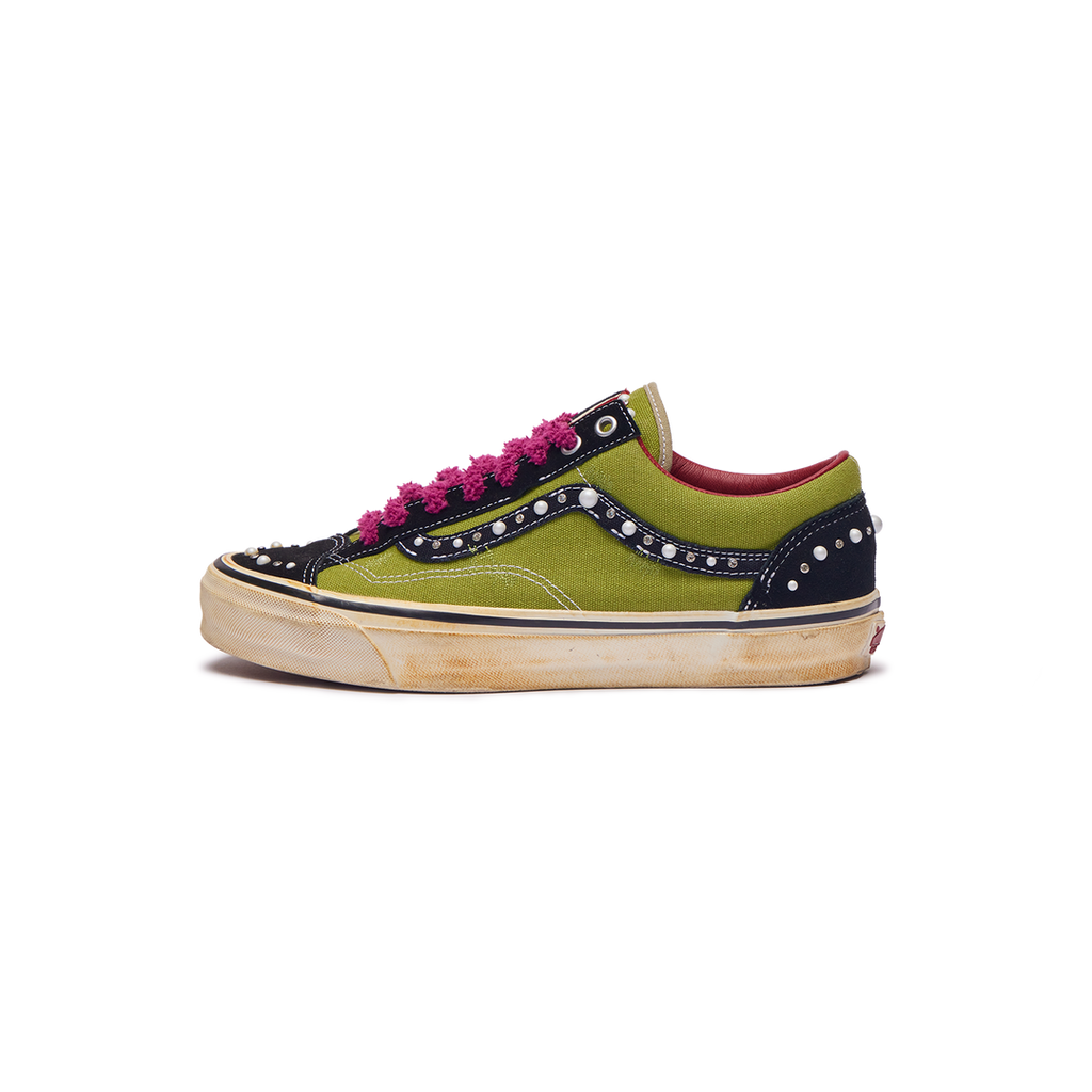 S*at0shi N*akamot0 Pearlized Army Old Skool Vans