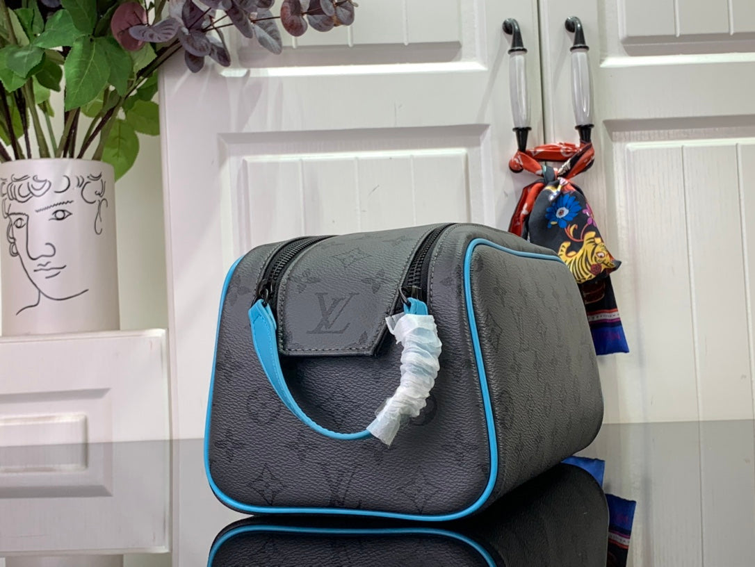 L*V Gray Toiletry Bag