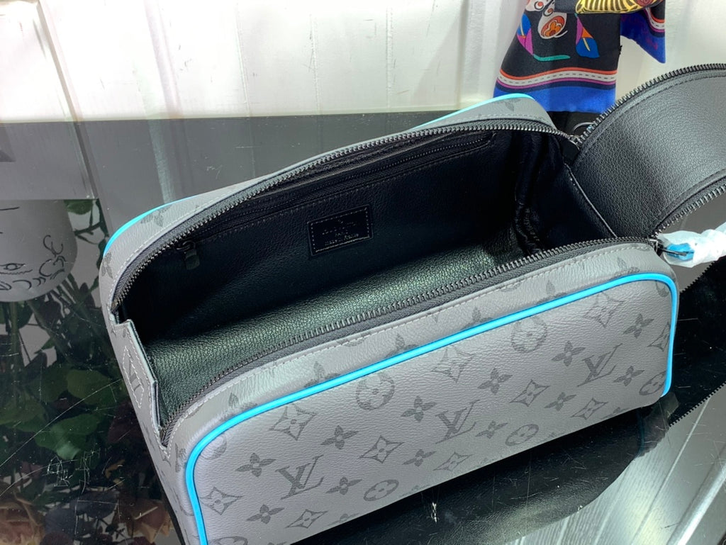 L*V Gray Toiletry Bag