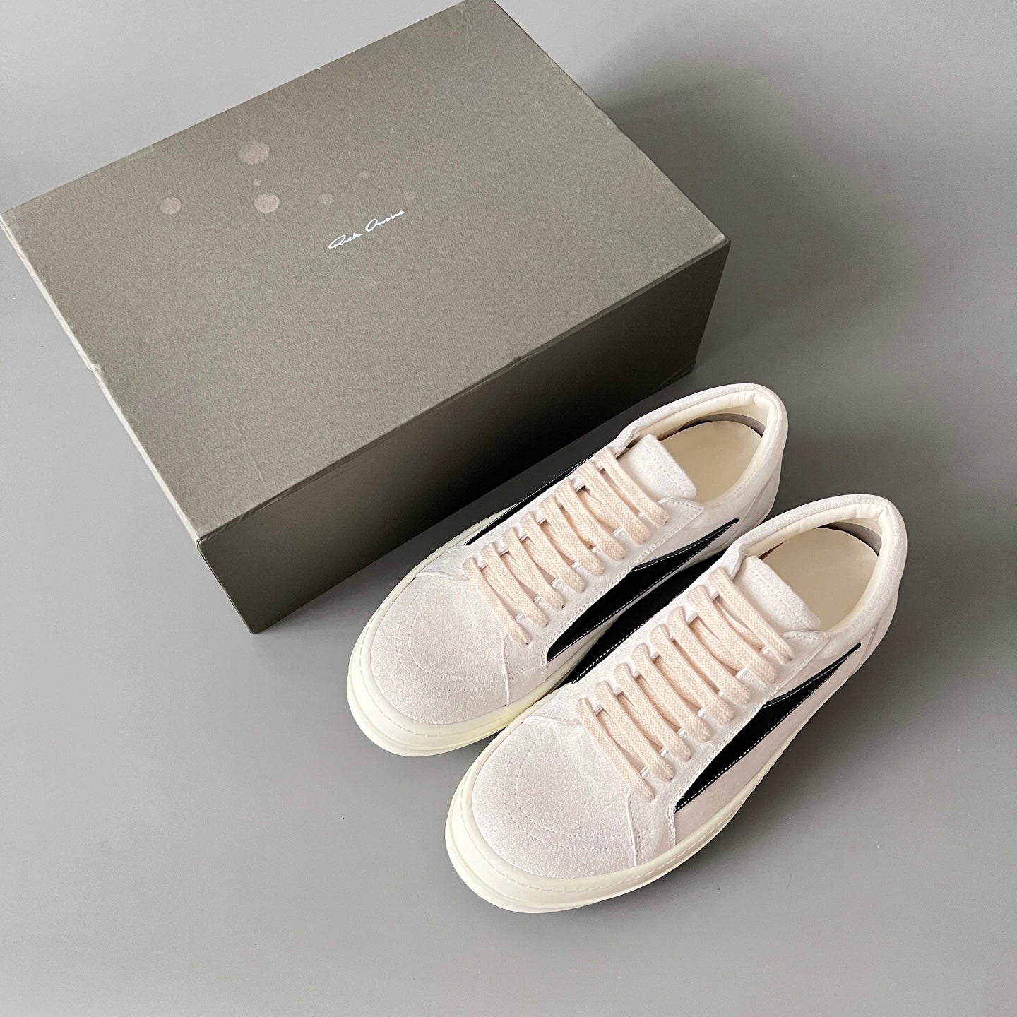 R*1ck 0*W3ns Low Sneaker Beige
