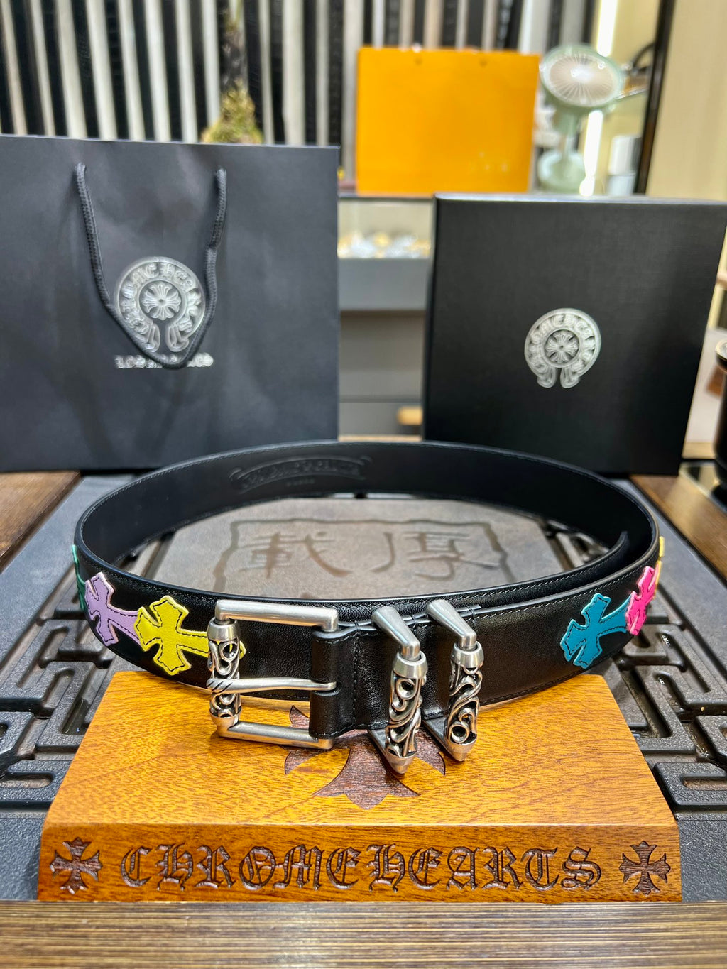 Multi-Color Cross Belt