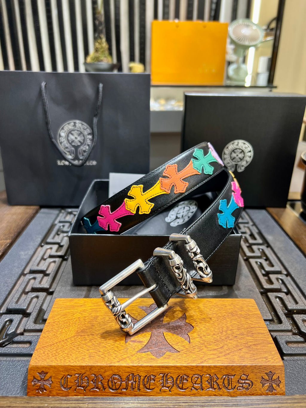 Multi-Color Cross Belt