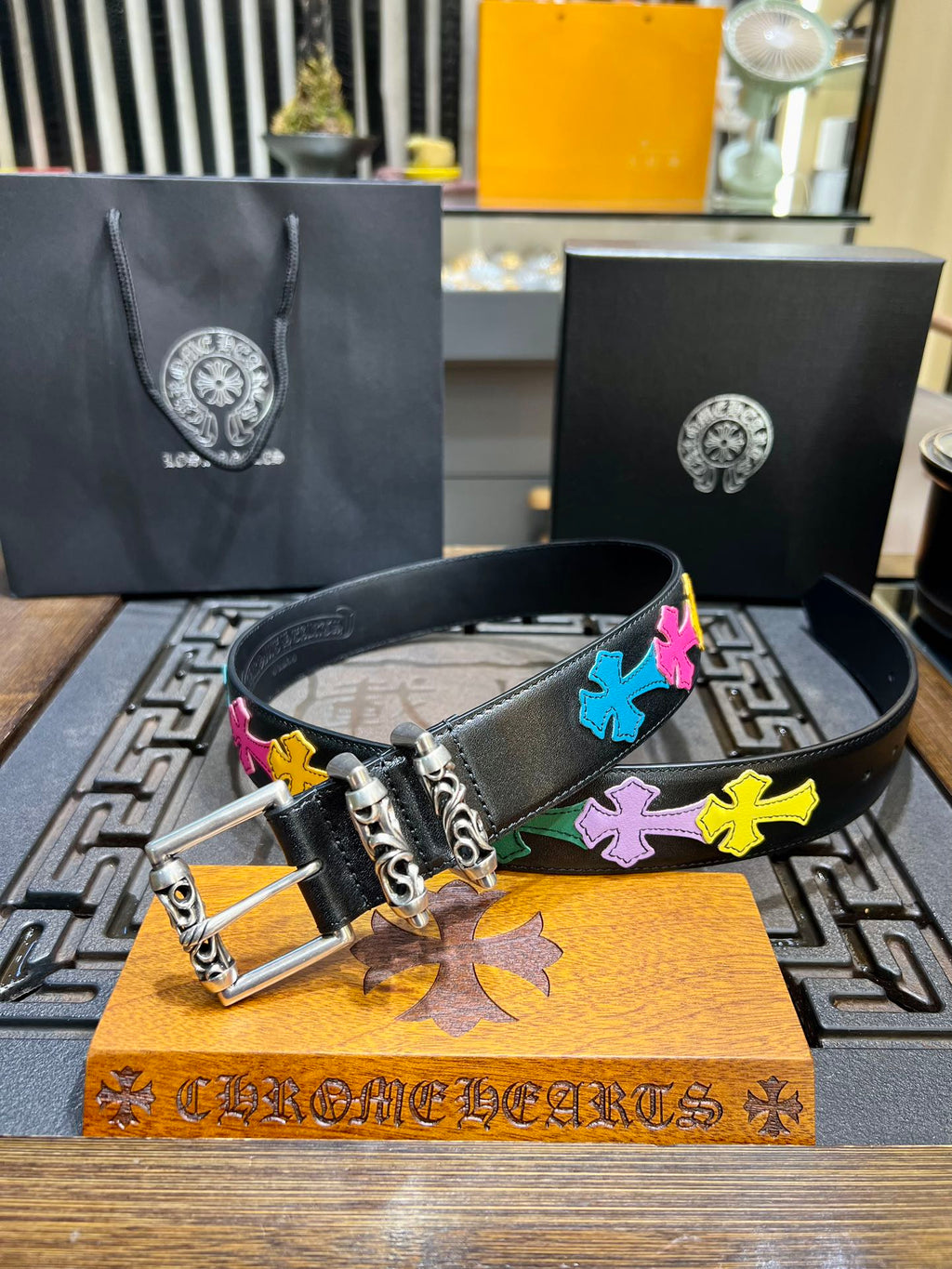 Multi-Color Cross Belt