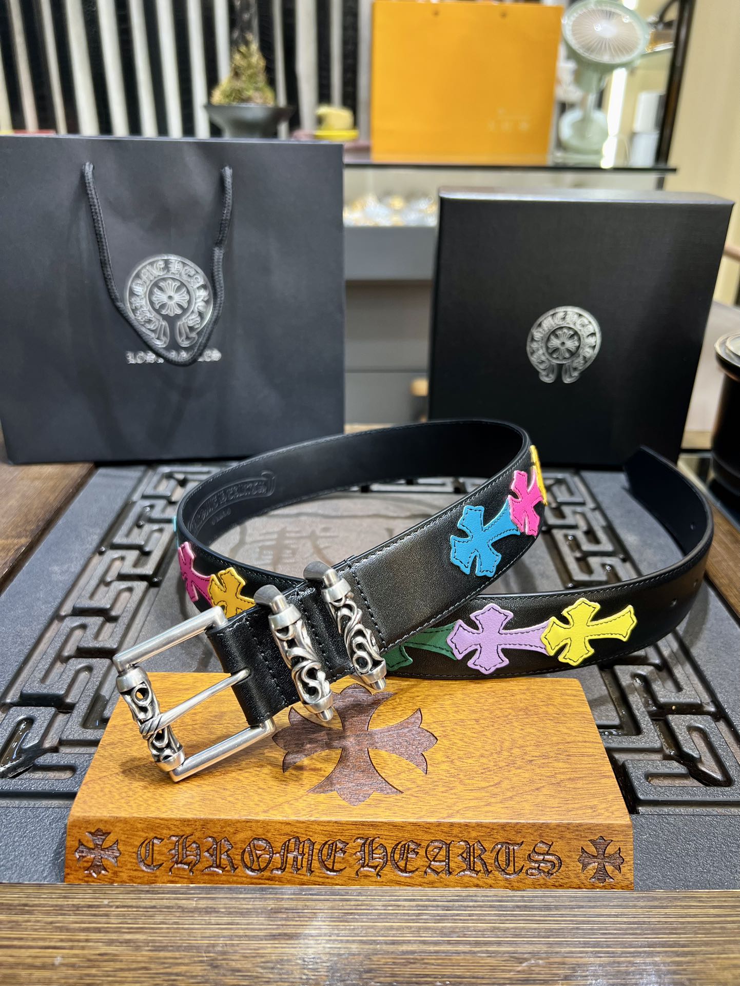 Multi-Color Cross Belt