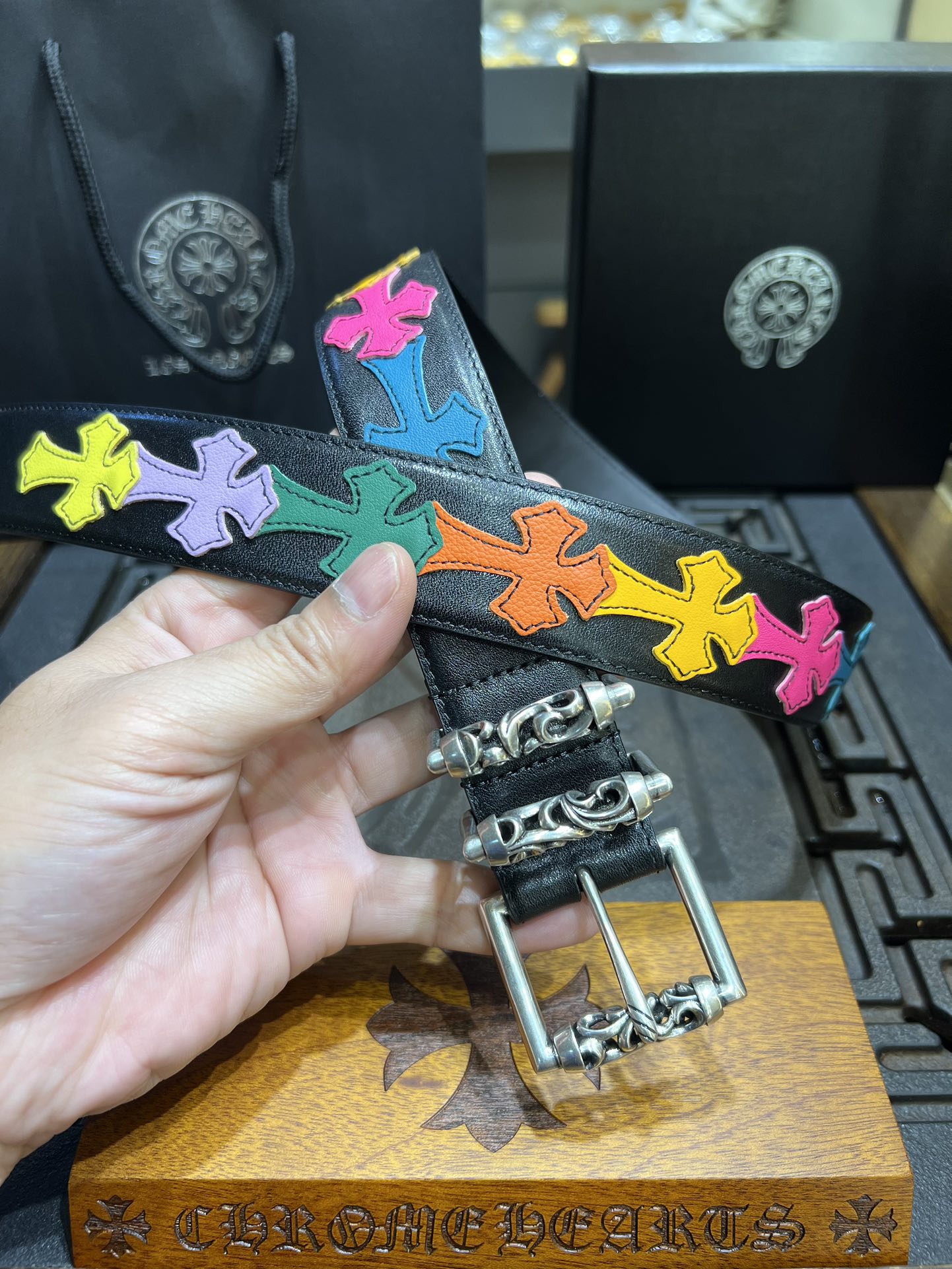 Multi-Color Cross Belt