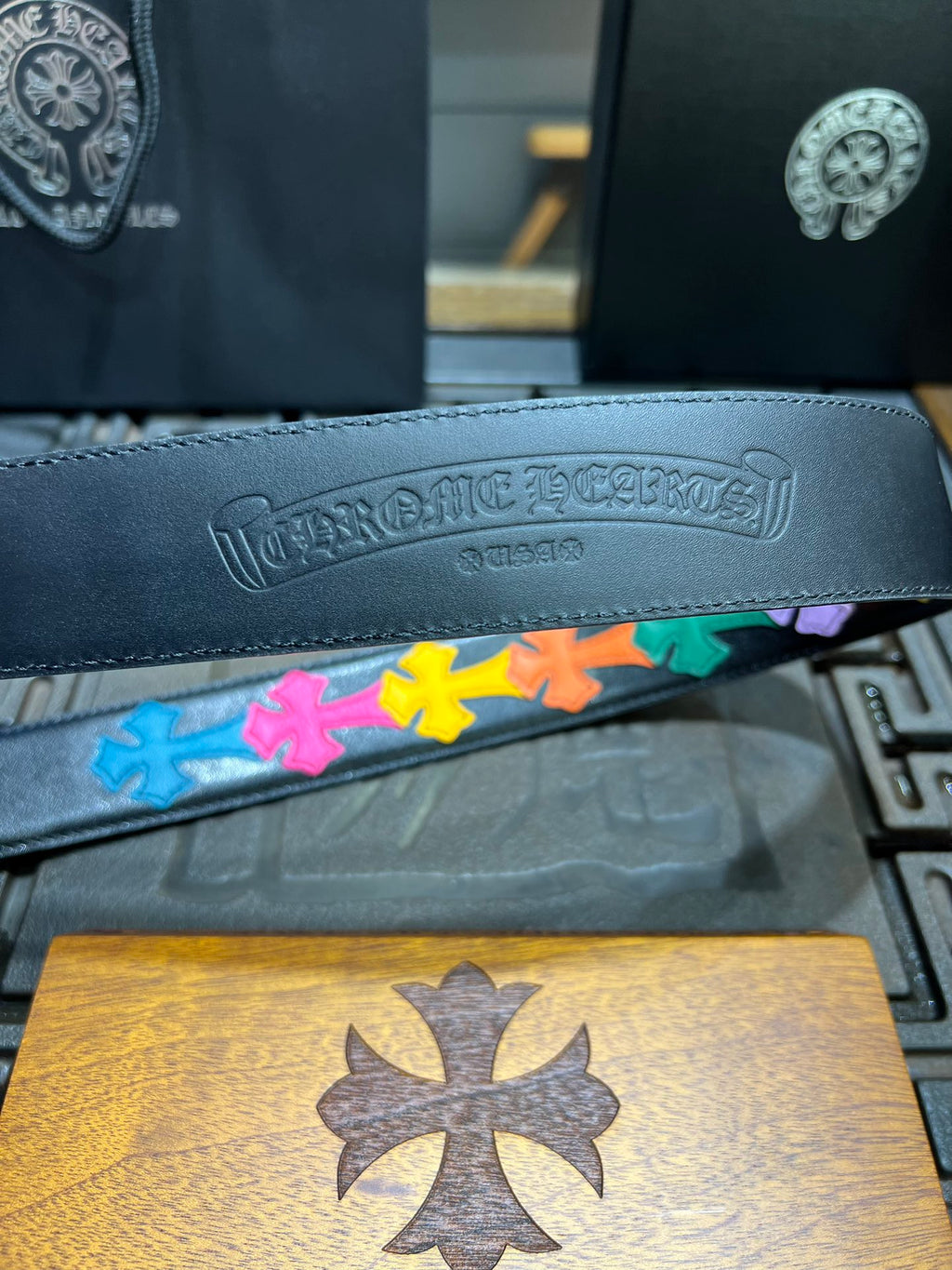 Multi-Color Cross Belt