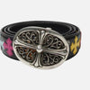 Multi-Color Cross Belt w/ Cross Buckle