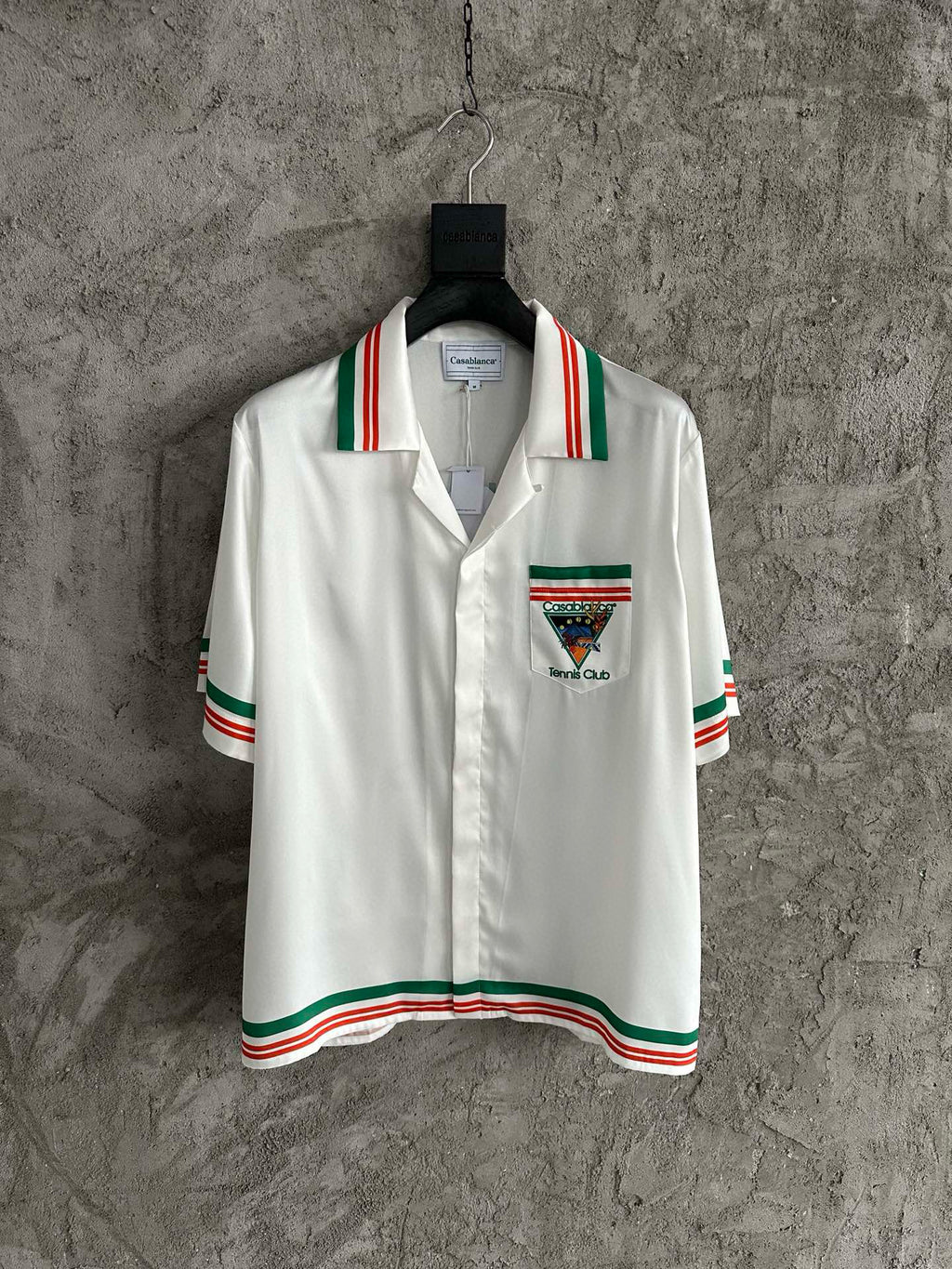 C*asab1anca Silk Tennis Club Short Sleeve