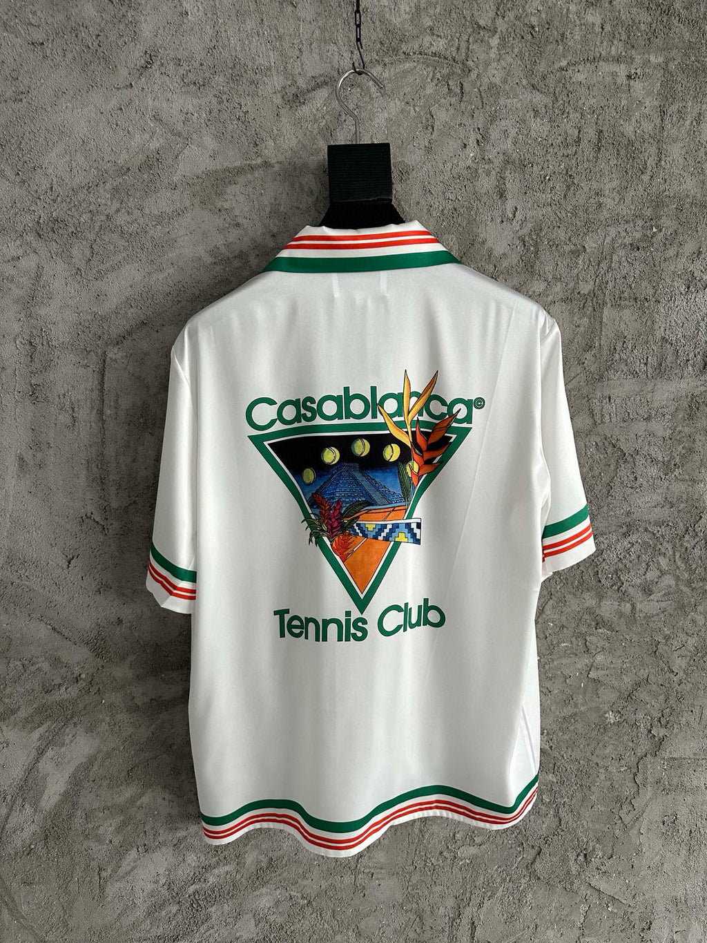 C*asab1anca Silk Tennis Club Short Sleeve