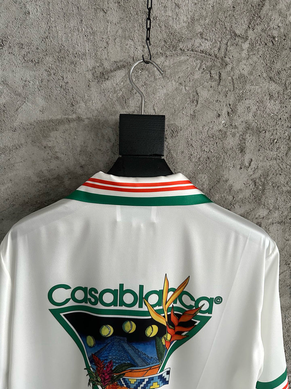 C*asab1anca Silk Tennis Club Short Sleeve