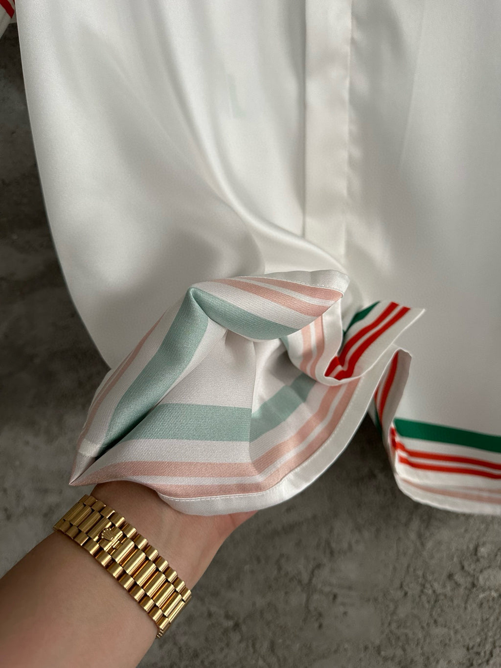 C*asab1anca Silk Tennis Club Short Sleeve