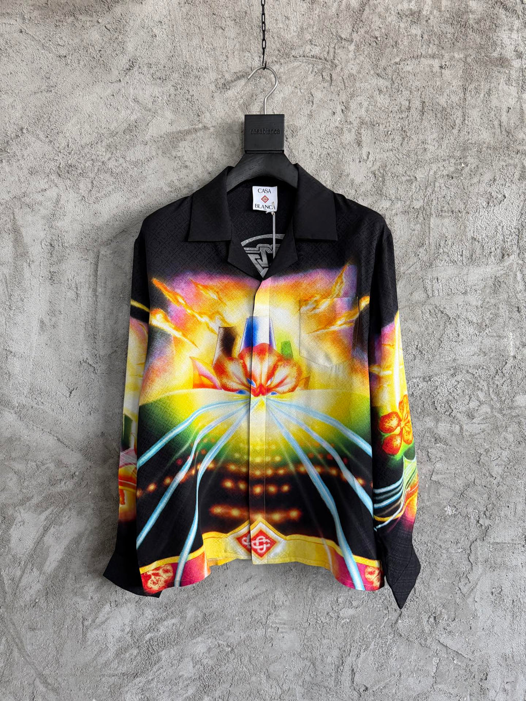 C*asab1anca Long Sleeve Silk Shirt