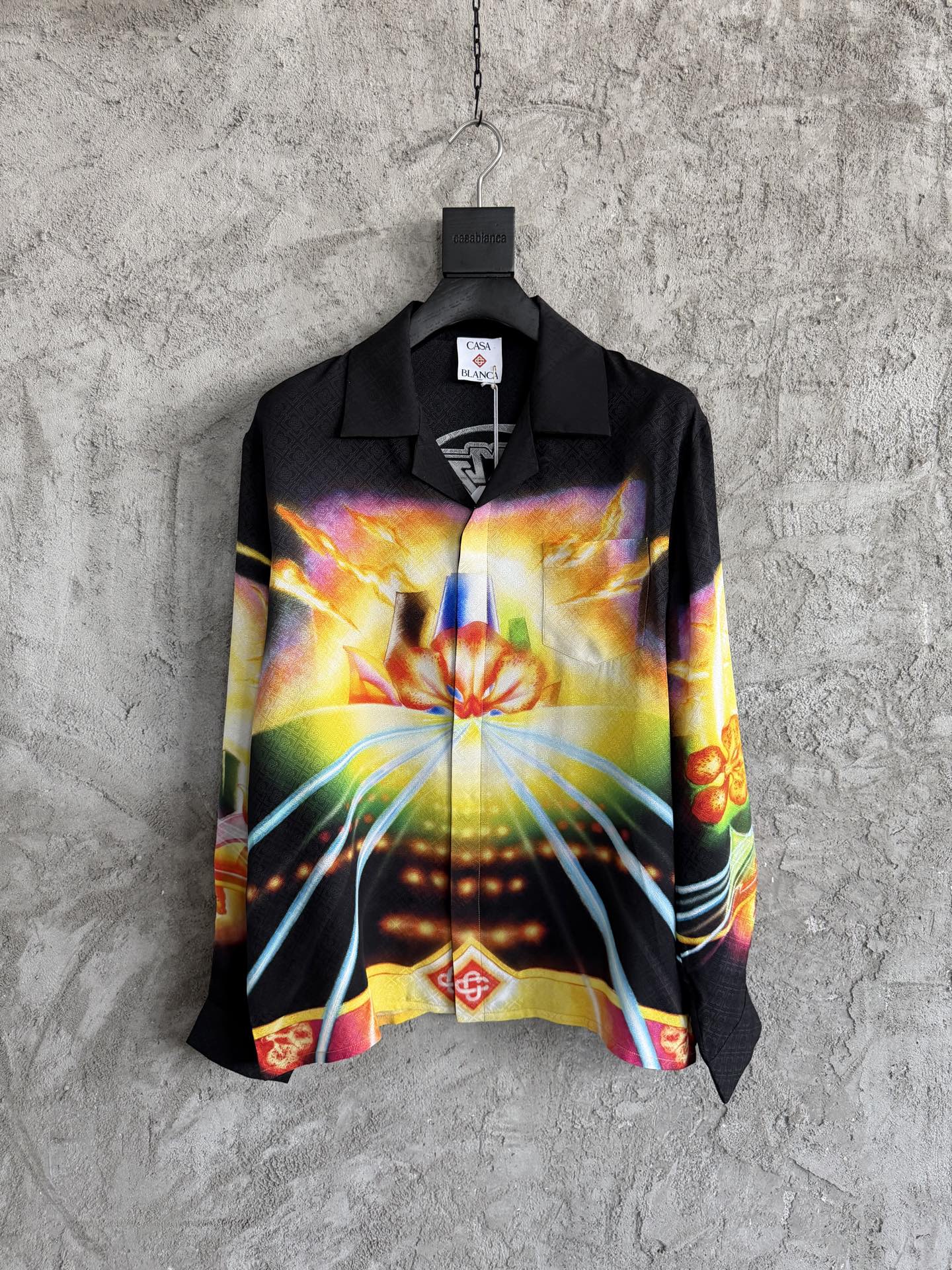 C*asab1anca Long Sleeve Silk Shirt