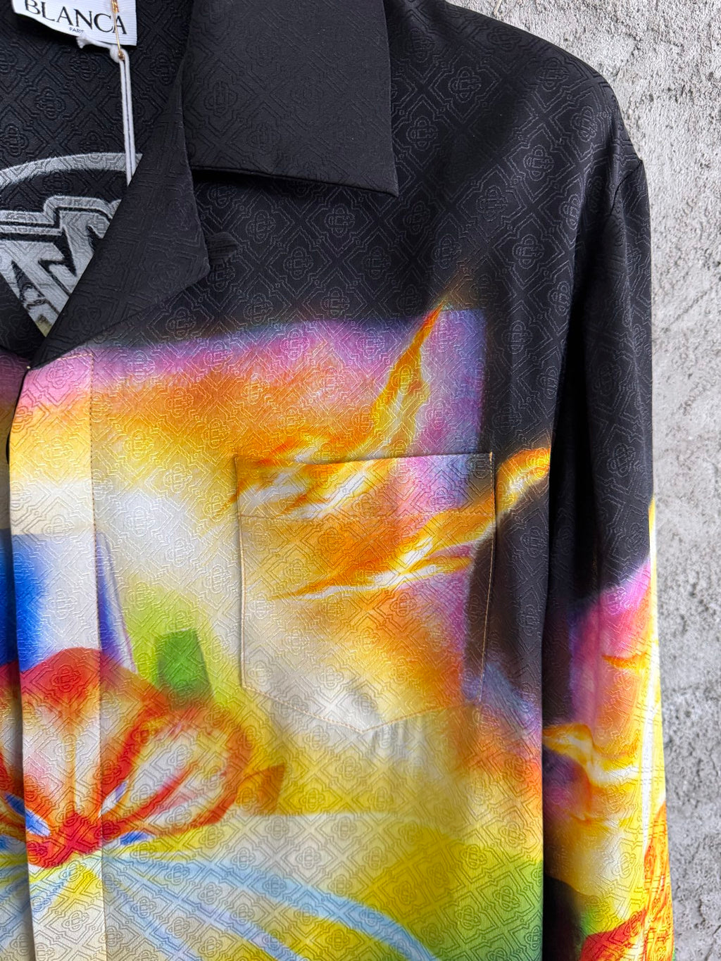 C*asab1anca Long Sleeve Silk Shirt
