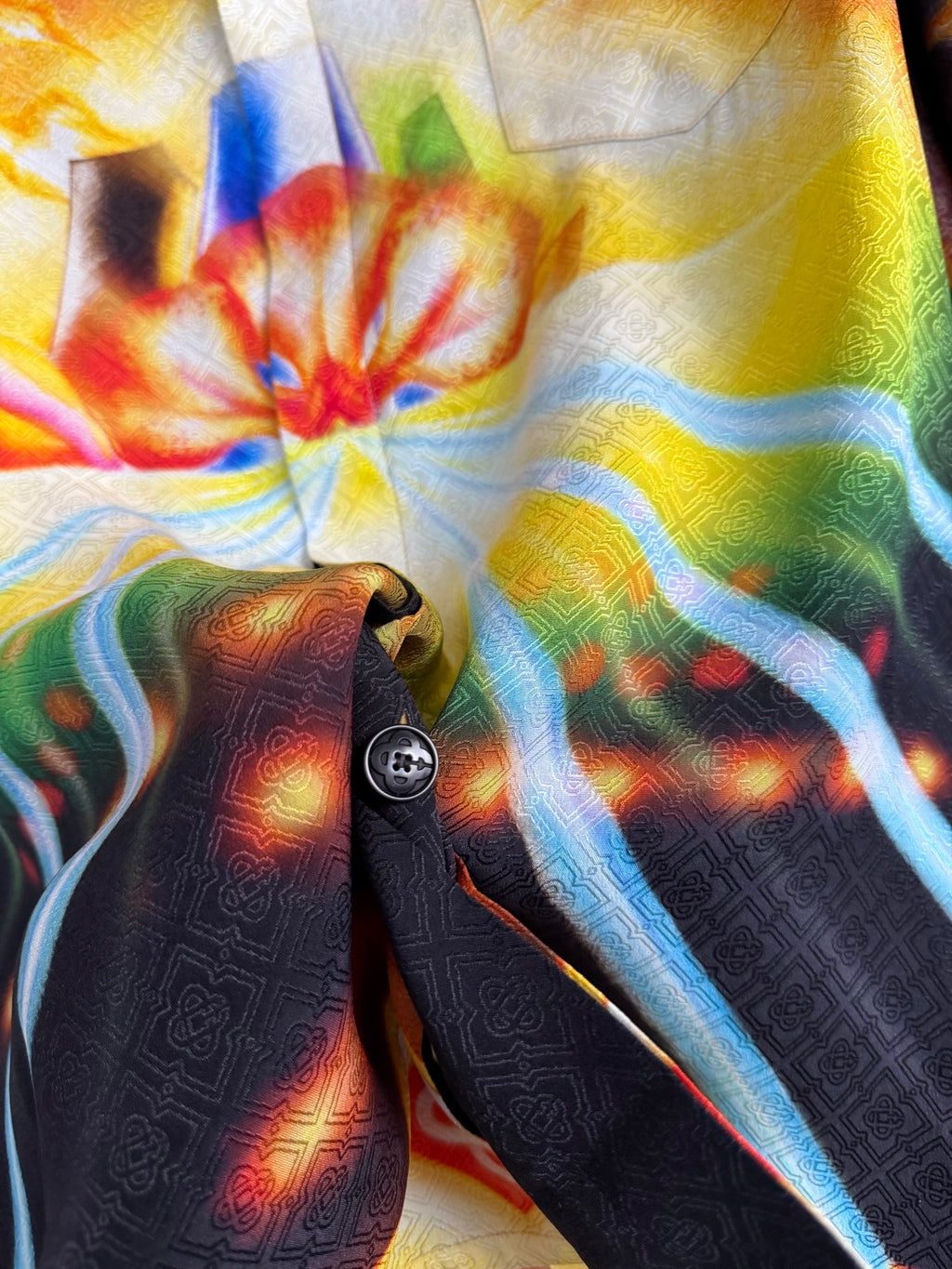 C*asab1anca Long Sleeve Silk Shirt