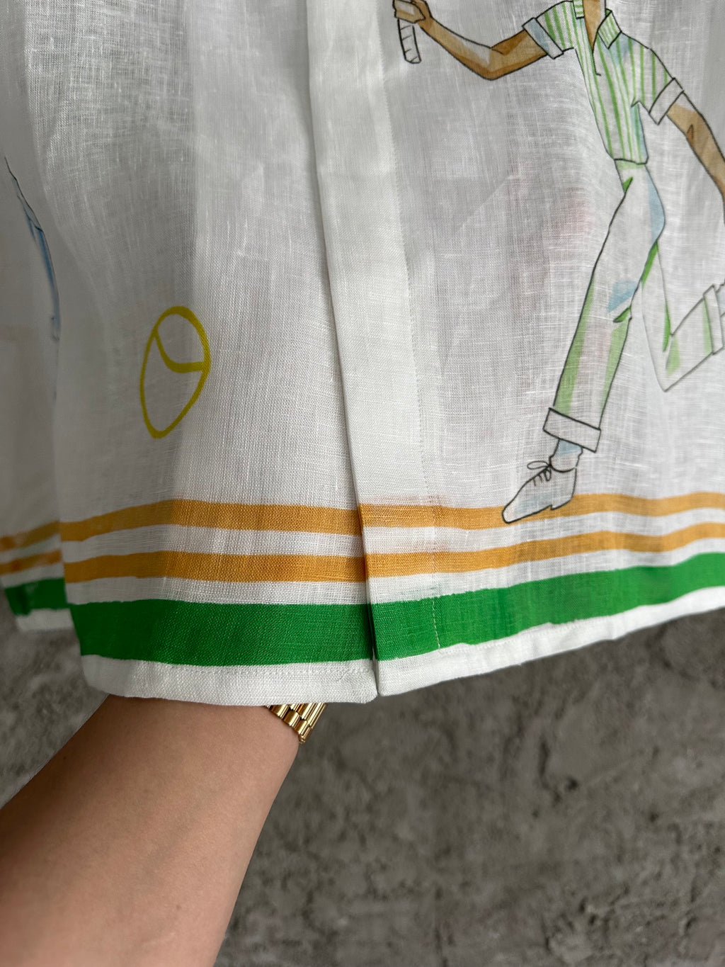 C*asab1anca Linen Short Sleeve