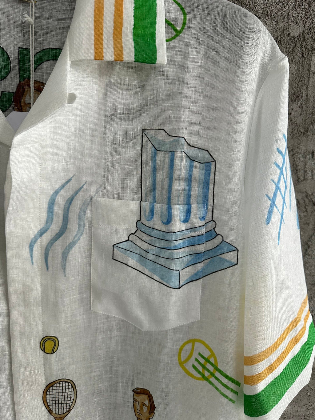 C*asab1anca Linen Short Sleeve