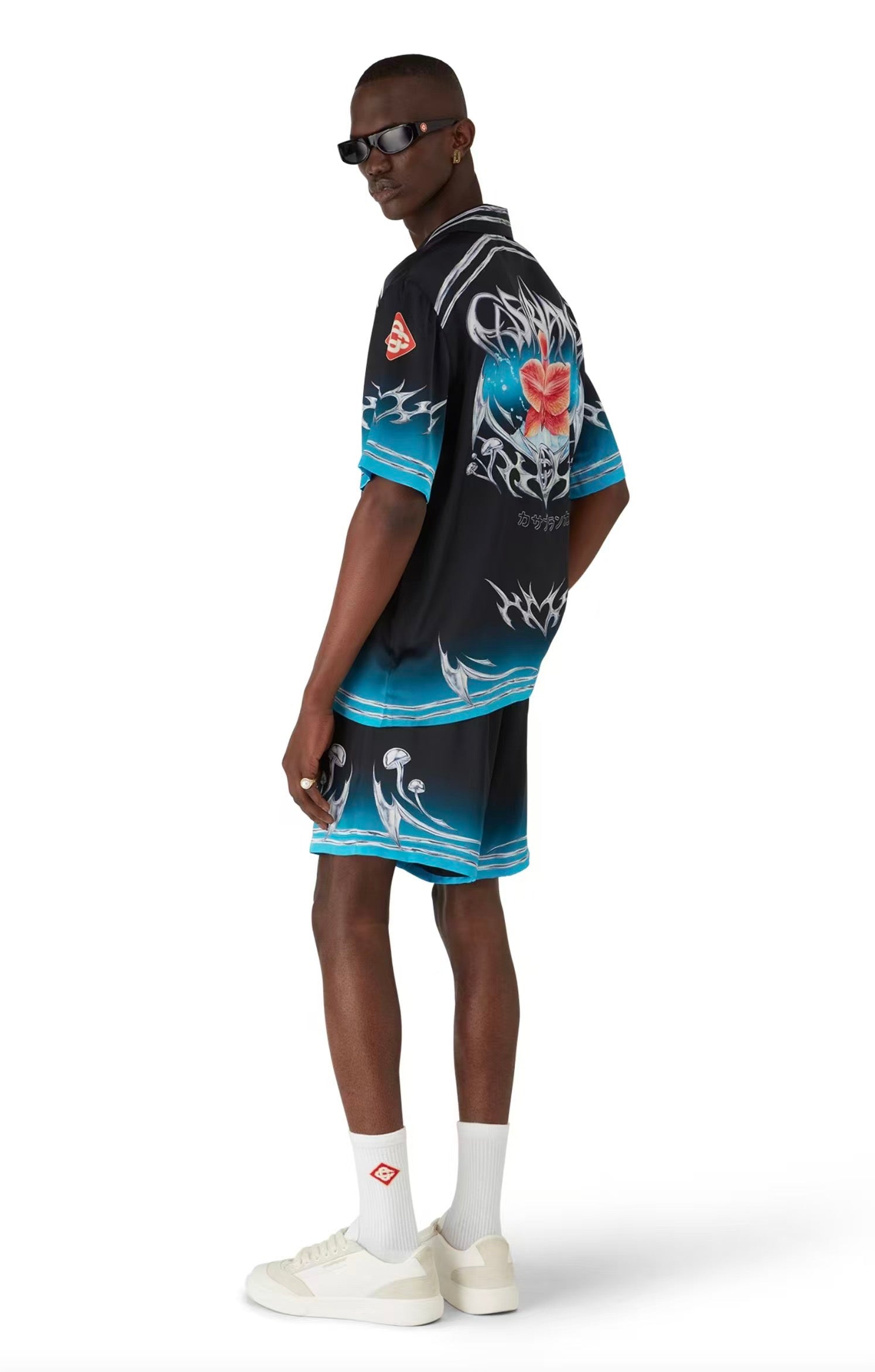 C*asab1anca Slik Short Sleeve