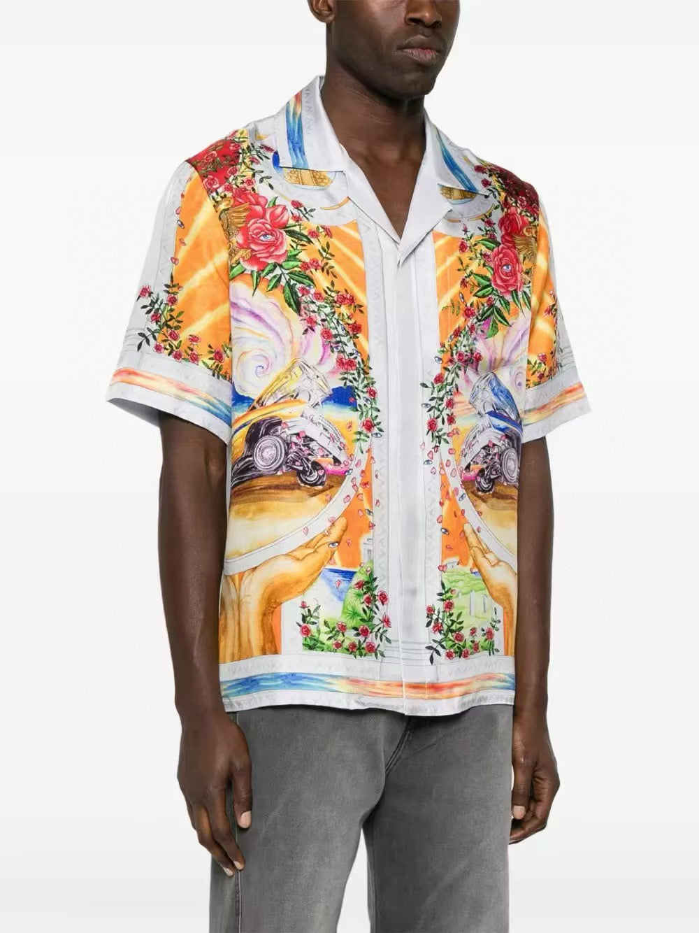 C*asab1anca Slik Short Sleeve